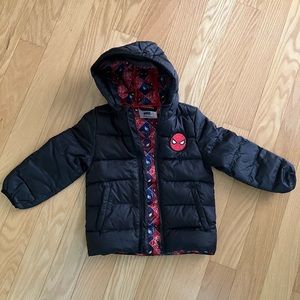 Marvel Spiderman toddler coat size 2t